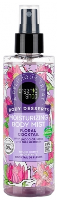 Organic Shop Postres Corporales Bruma Corporal Hidratante Cóctel de Flores 200 ml