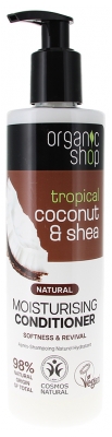 Organic Shop Hydraterende Natuurlijke Conditioner Kokosnoot en Karité 280 ml