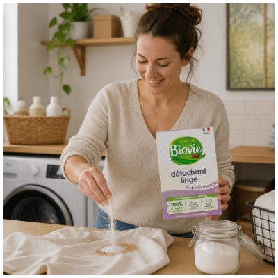 Biovie Odstraňovač skvrn na prádlo s perkarbonátem 350 g