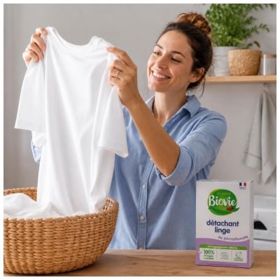 Biovie Odstraňovač skvrn na prádlo s perkarbonátem 350 g