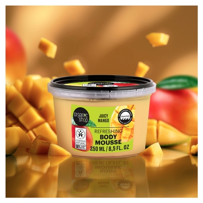 Organic Shop Mousse Rinfrescante per il Corpo al Mango 250 ml