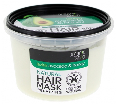 Organic Shop Natuurlijk Herstellend Haarmasker Avocado en Honing 250 ml