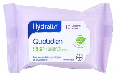 Hydralin Quotidien Intime Servietter 10 Servietter