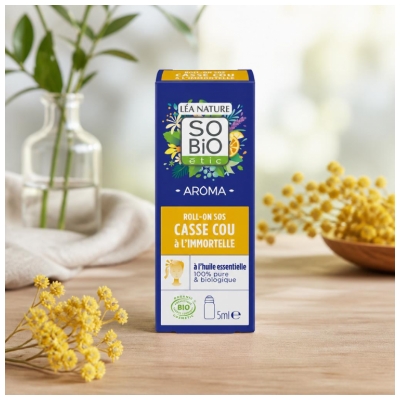 Léa Nature SO BIO étic Aroma SOS Casse Cou à l'Immortelle Roll-On Bio 5 ml