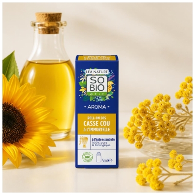 Léa Nature SO BIO étic Aroma SOS Casse Cou à l'Immortelle Roll-On Bio 5 ml