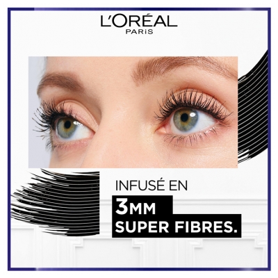 L'Oréal Paris Pro XXL Mascara Extension 7,1 ml + 6,9 ml - Teinte : Noir