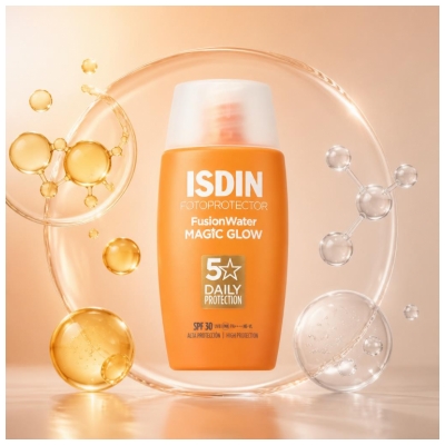 Fotoprotector Fusion Water Magic Glow Sun Cream SPF30 50 ml