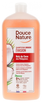Douce Nature Shampooing Bruser Undslippe Økologisk Kokosnød 1 L