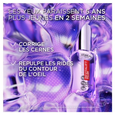 L'Oréal Paris Revitalift Filler Hyaluron Sérum Anti-Rides Yeux 20 ml