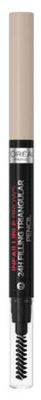 L'Oréal Paris Infaillible Brows 24H Crayon Sourcils Pointe Triangulaire Rétractable 9,2 g - Teinte : 6.0 Dark Blonde