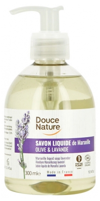 Douce Nature Sapone Liquido di Marsiglia Biologico Oliva e Lavanda 300 ml