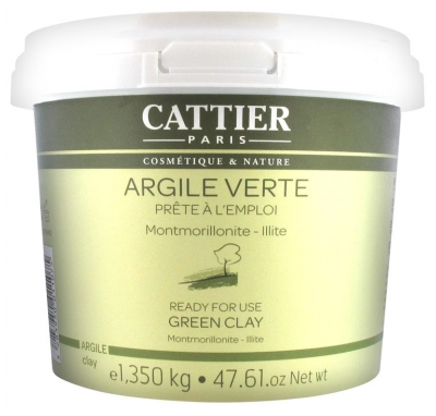 Cattier Argile Verte Prête à l'Emploi 1,350 kg