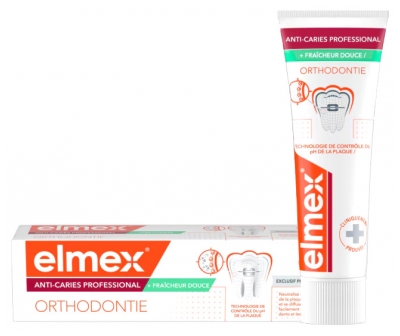 Elmex Karių Profesionali Ortodontinė Pasta 75 ml