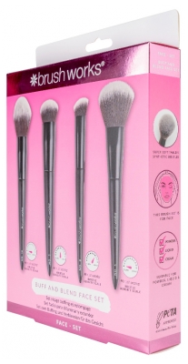 Brushworks Juego de Pinceles Para Pulir y Sombrear