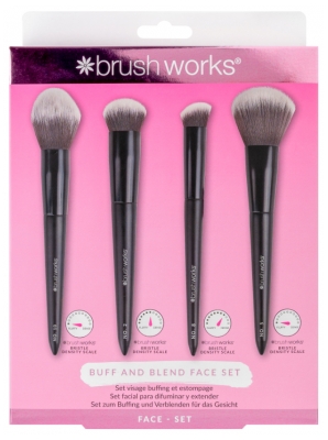Brushworks Juego de Pinceles Para Pulir y Sombrear