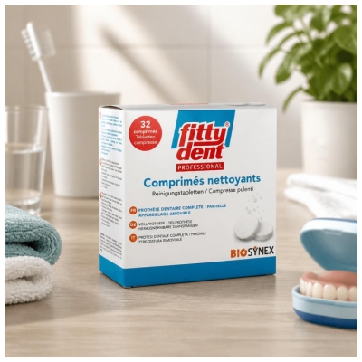 Fittydent Professional Čisticí tablety 32 tablet