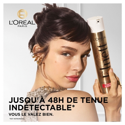 L'Oréal Paris Elnett Laque Fixation Forte Nutrition Cheveux Secs ou Abîmés 300 ml