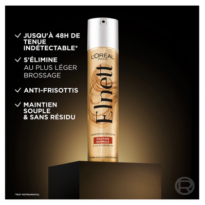 L'Oréal Paris Elnett Laque Fixation Forte Protection Cheveux Colorés 300 ml