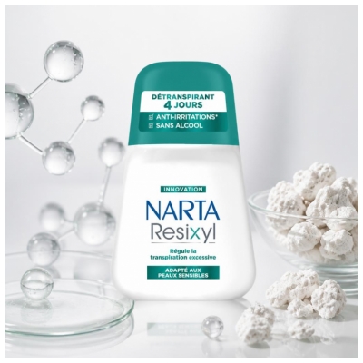 Narta Resixyl Antiperspirant 4 Zile Piele Sensibilă 50 ml
