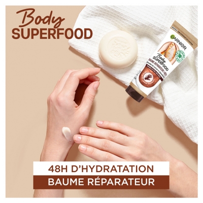 Garnier Body Superfood Baume Mains Réparateur 48h 75 ml