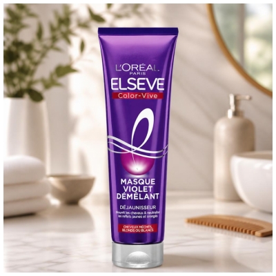 L'Oréal Paris Elseve Color Vive Ontwarrend Dejauner Violet Masker 150ml