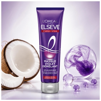 L'Oréal Paris Elseve Color Vive Ontwarrend Dejauner Violet Masker 150ml