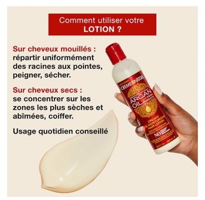 Creme of Nature Lotion Hydratante Argan