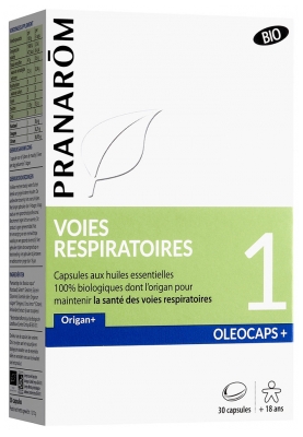 Pranarôm Oléocaps+ 1 Voies Respiratoires Bio 30 Capsules