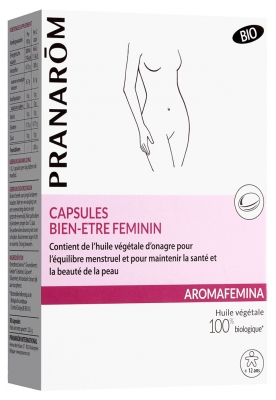 Pranarôm Aromafemina Cápsulas Bem-Estar Feminino Bio 30 Cápsulas