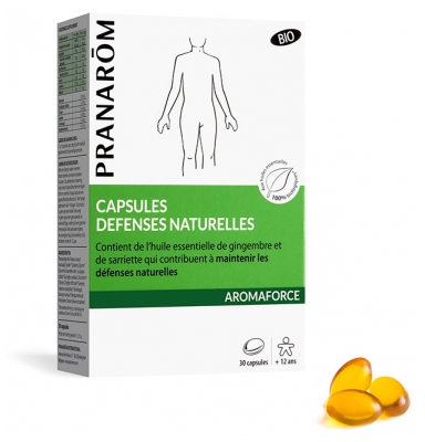 Pranarôm Aromaforce Naturschutzkapseln Bio 30 Kapseln
