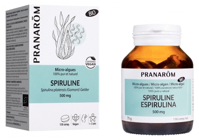 Pranarôm Organinės Spirulinos Mikro-Dumbliai 150 Tablečių