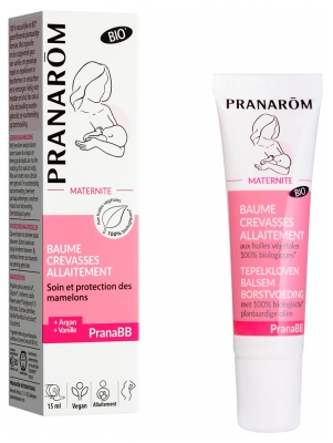 Pranarôm PranaBB Baume Crevasses Allaitement Bio 15 ml