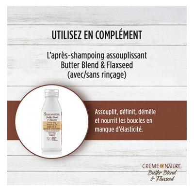 Creme of Nature Shampooing Butter Blend & Flaxseed Creme of Nature 355ml