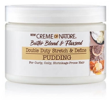 Crème Coiffante Pudding Butter Blend & Flaxseed Creme of Nature 326ml