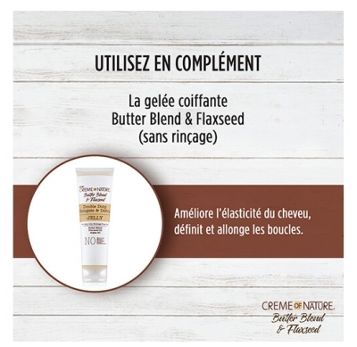 Creme of Nature Crème Coiffante Pudding Butter Blend & Flaxseed Creme of Nature 326ml
