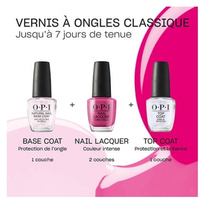O.P.I Vernis Natural Nail Base Coat OPI
