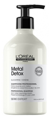 L'Oréal Šampon Krémové Mytí Anti-Kovové Metal Detox L'Oréal Pro 500ml