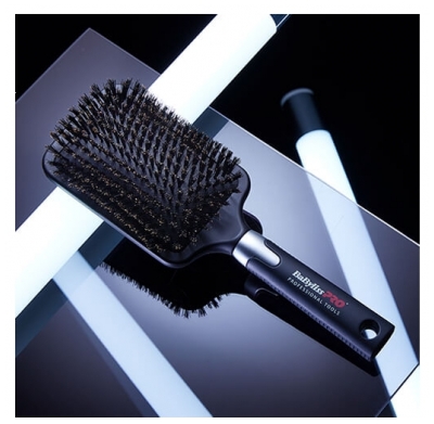 Babyliss PRO Brosse Pneumatique Plate Poils Sanglier BABB1E