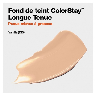 Revlon Maquillage Fond de Teint Colorstay Peaux Mixtes à Grasses N°135 Vanilla Revlon