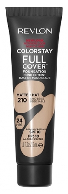 Maquillaje Revlon ColorStay Full Cover Foundation N°210 Sand Beige Revlon
