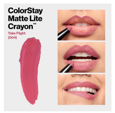 Revlon Maquillage Rouge à Lèvres Colorstay Matte Lite Crayon N°004 Take Flight Revlon