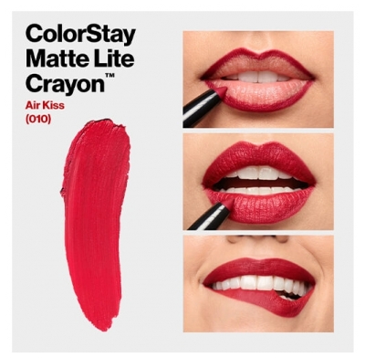 Revlon Maquillage Rouge à Lèvres Colorstay Matte Lite Crayon N°010 Air Kiss Revlon