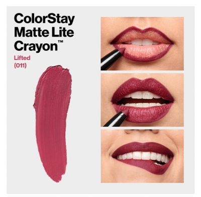 Revlon Maquillage Rouge à Lèvres Colorstay Matte Lite Crayon N°011 Lifted Revlon