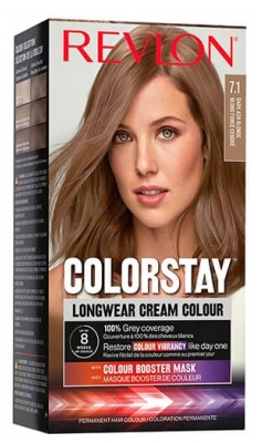 Revlon Make-up Permanente Haarkleuring Colorstay N°7.1 Donker Asblond Revlon