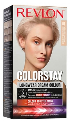 Revlon Makiažas Nuolatiniai Dažai Colorstay Nr.01 Ypač Šviesūs Peleniški Blondiniai Revlon