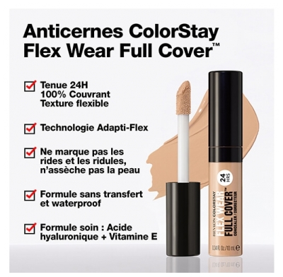 Revlon Maquillage Anti-cernes Colorstay Flex Wear Full Cover N°030 Light Medium Revlon