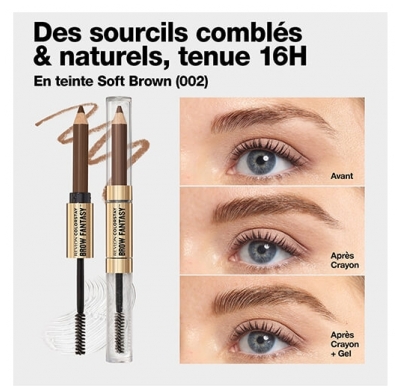 Revlon Maquillage Crayon & Gel Sourcils Colorstay Brow Fantasy N°102 Soft Brown Revlon