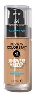 Revlon Makeup Foundation Colorstay Normal to Dry Skin No. 220 Natural Beige Revlon