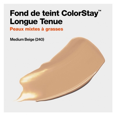 Revlon Maquillage Fond de Teint Colorstay Peaux Mixtes à Grasses N°240 Medium Beige Revlon