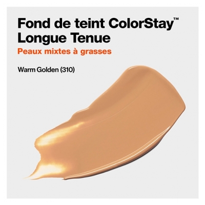 Revlon Maquillage Fond de Teint Colorstay Peaux Mixtes à Grasses N°310 Warm Golden Revlon
